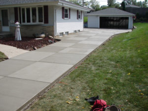 concrete waukesha driveway