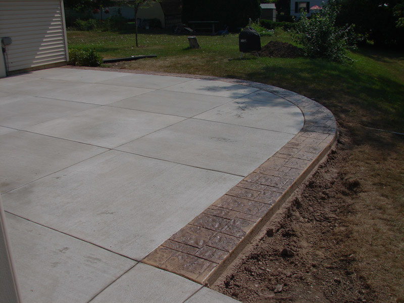 concrete brick edging milwaukee