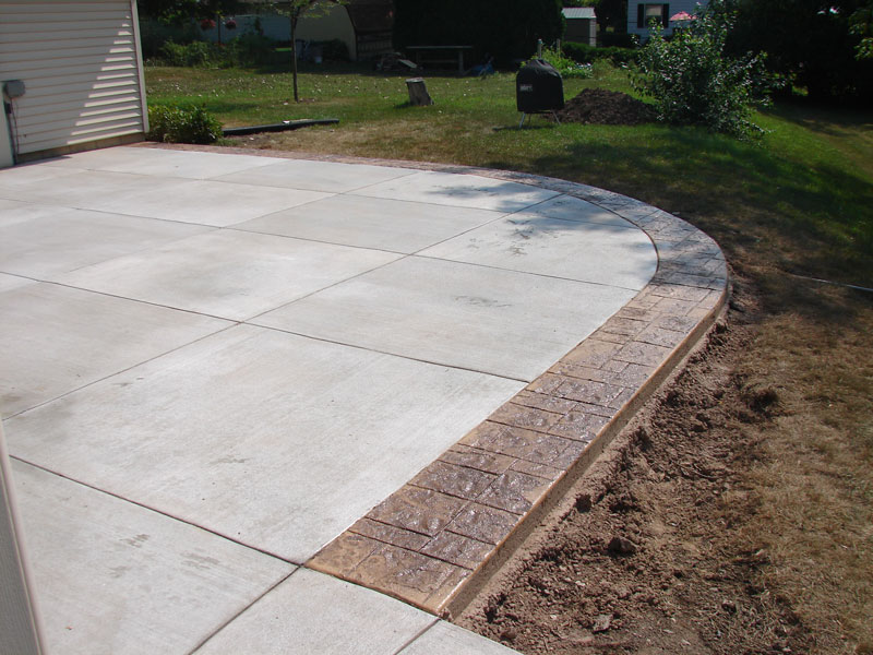 Concrete Brick Edging Concrete Brick Edging