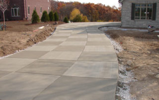 waukesha concrete driveway project