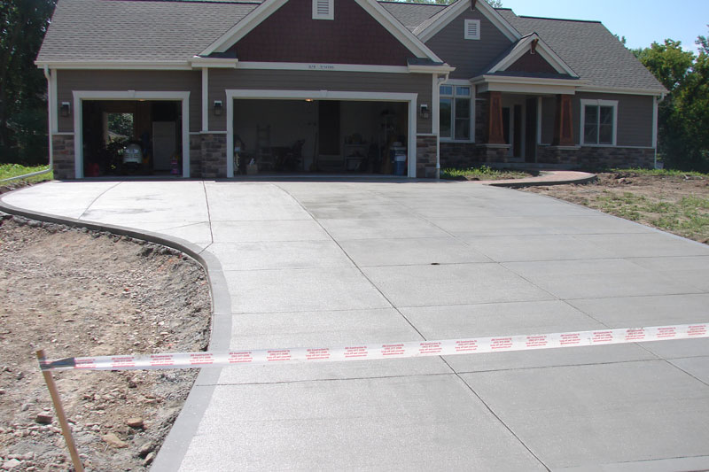 concretewaukesha-driveways2 concrete driveway project in waukesha