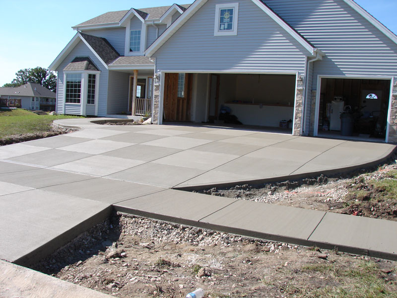 concretewaukesha-driveways6 new concrete waukesha driveway