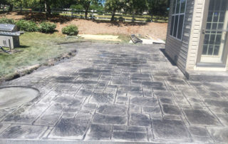 germantown decorative concrete patio project