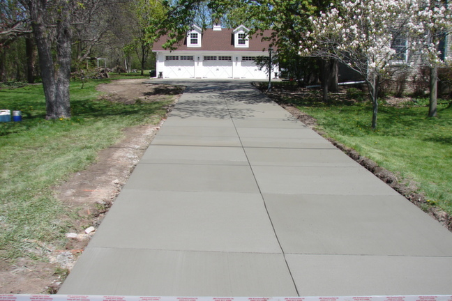 germantown concrete driveway project