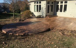 grafton concrete patio project