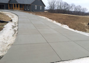 Jackson new concrete driveway project