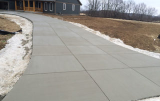 Jackson new concrete driveway project
