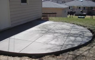 menomonee falls concrete patio project