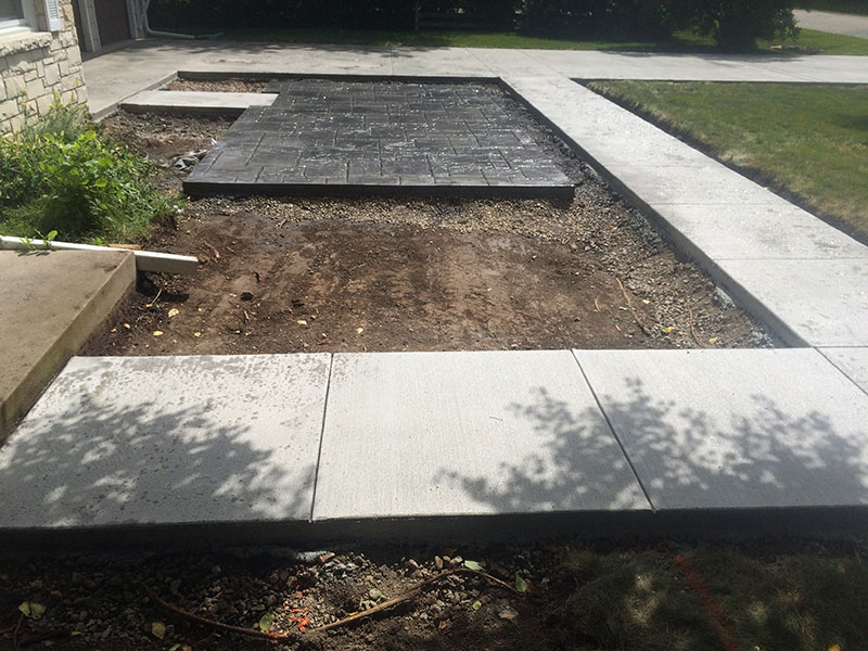Shorewood Decorative Concrete Patio Project