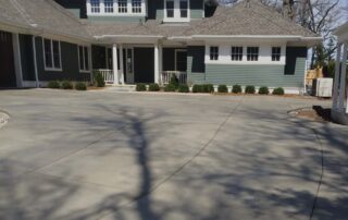 concrete driveway project for a milwaukee home