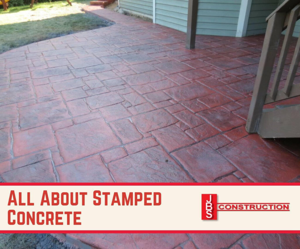 stamped concrete installation service milwaukee Stamped Concrete Patio