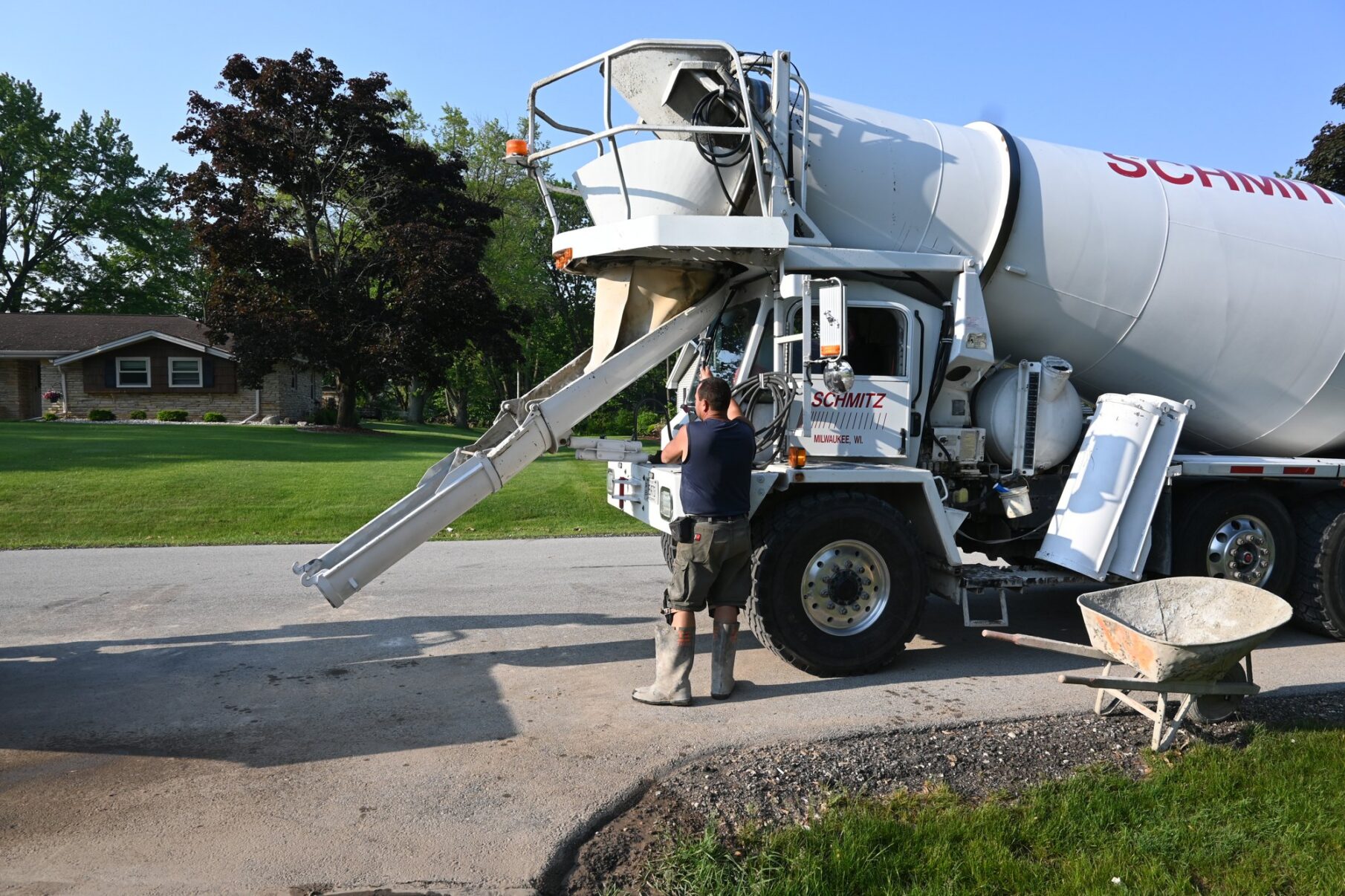 The people and equipment behind the Germantown project.